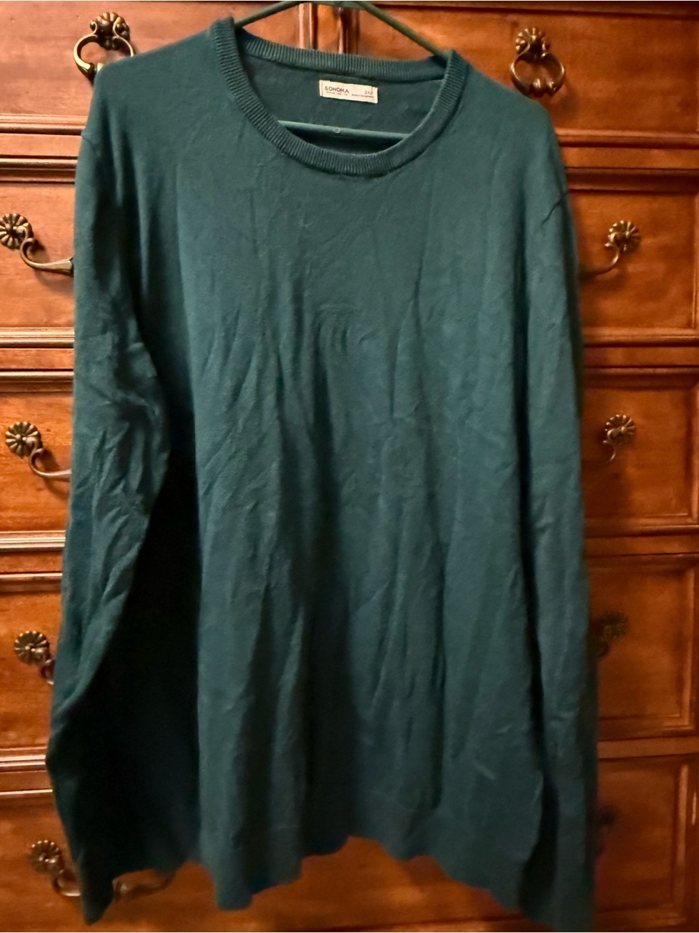 Sonoma Teal Crewneck Sweater